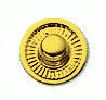 Anorak stud golden brass