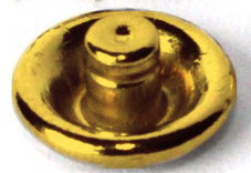Prong stud golden brass