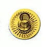 Anorak stud eyelet golden brass