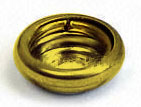 Reinforced golden brass socket