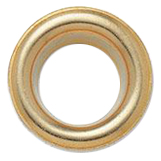 Eyelet diameter 8mm golden brass