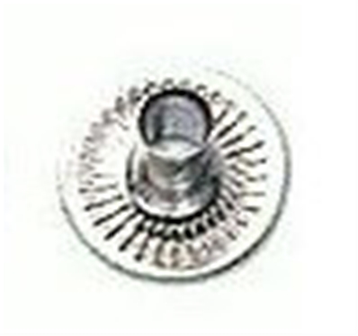 Anorak stud eyelet nickel-plated brass