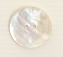 2-hole button (Mother-of-pearl - Natural - 28mm)
