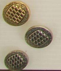 Bouton queue (Métal - Maille argenté - 18 mm)