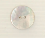 2-hole button (Mother-of-pearl - Natural - 20mm)