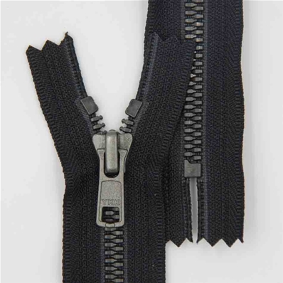 Zip 6 Metaluxe© CDF closed-end (Standard - 20cm - Black)