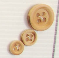 4-hole button (Wood - 20mm - Burnt)