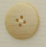 Bouton 4 trous (Plastique - 25 mm - Chiné beige clair)