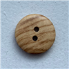 Bouton 2 trous (Bois - Buis naturel - 11 mm)