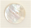 2-hole button (Mother-of-pearl - Natural - 28mm)