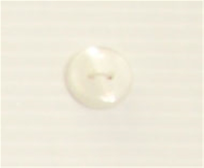 Bouton 2 trous (Plastique - Nacré - 12 mm)