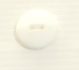 Bouton 2 trous (Prêt à teindre - Blanc mat - 19 mm)