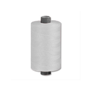 Polyester thread 120 1,000m reel (White)