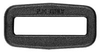 Boucle rectangle (40 mm - Plastique - Noir)