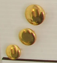 Shank button (Plastic - Golden - 12mm)