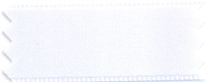 Ruban double face 180g/m² (6 mm - Satin - Blanc)