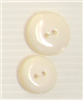 Bouton 2 trous (Plastique - Inclusion blanc - 18 mm)