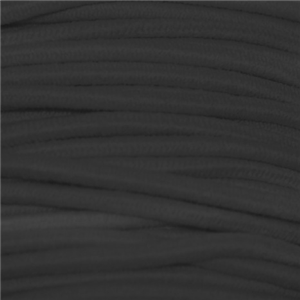 Elastic cord (2mm - Polyester - Black)