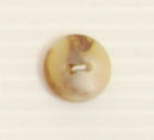 Bouton 2 trous (Plastique - Chiné beige clair - 13 mm)