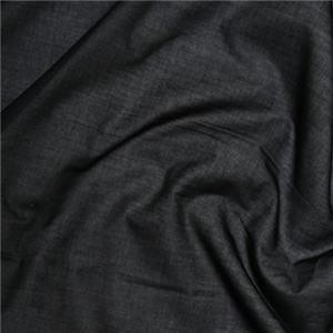 Iron-on soft black cotton canvas