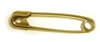 Safety pin (19mm - Brass - Golden)