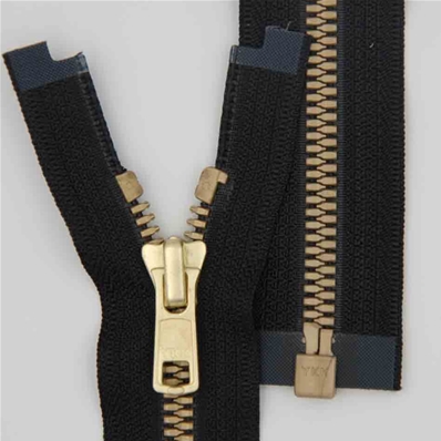 Zip 6 Metaluxe © doré séparable (Standard - 35 cm - Noir)