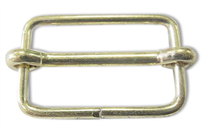 Steel sliding buckle (25mm - Bronze)